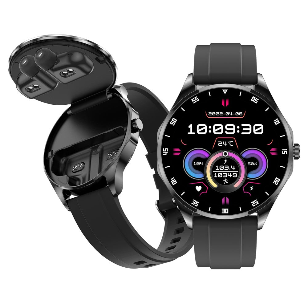 X20 2-in-1 Bluetooth-compatible TWS Earphone Health Monitoring 1.43-inch AMOLED Screen Smart Watch