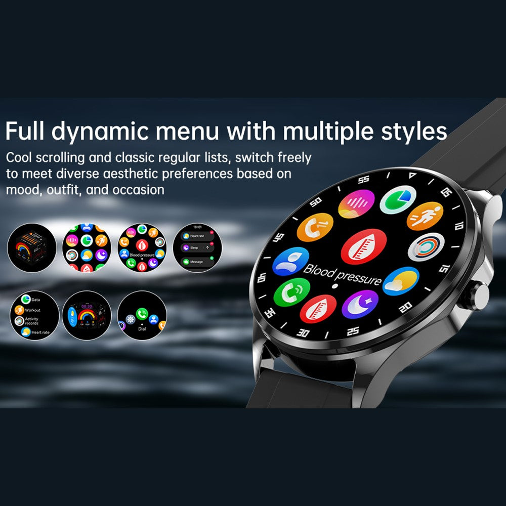 X20 2-in-1 Bluetooth-compatible TWS Earphone Health Monitoring 1.43-inch AMOLED Screen Smart Watch