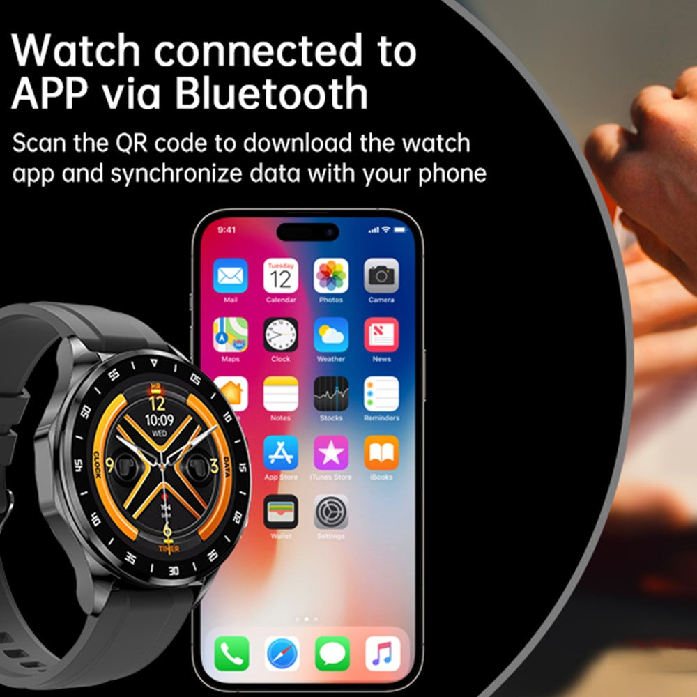 X20 2-in-1 Bluetooth-compatible TWS Earphone Health Monitoring 1.43-inch AMOLED Screen Smart Watch