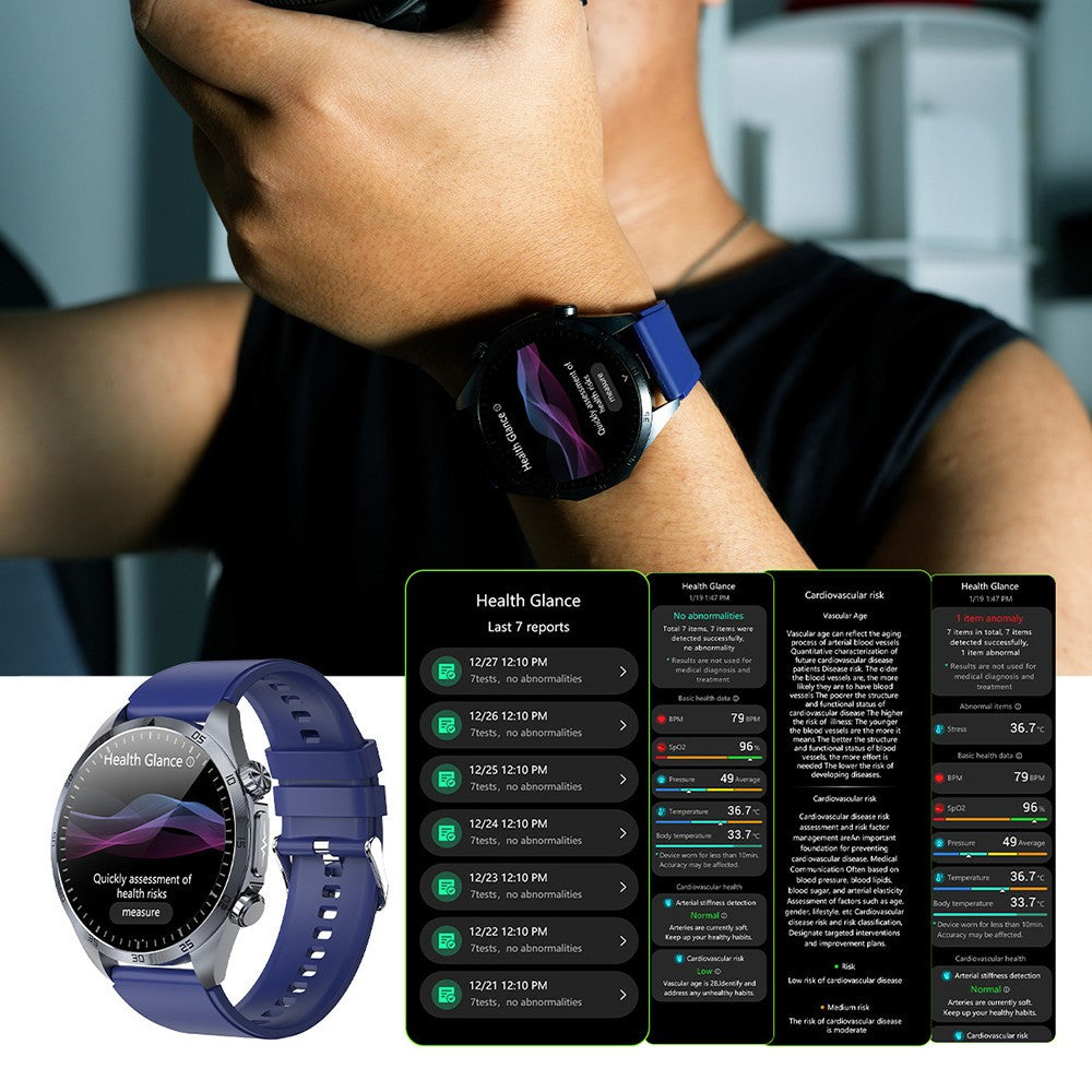 TK29 Silicone Strap AMOLED Screen Smart Watch Sleep Health Monitoring Sports Watch