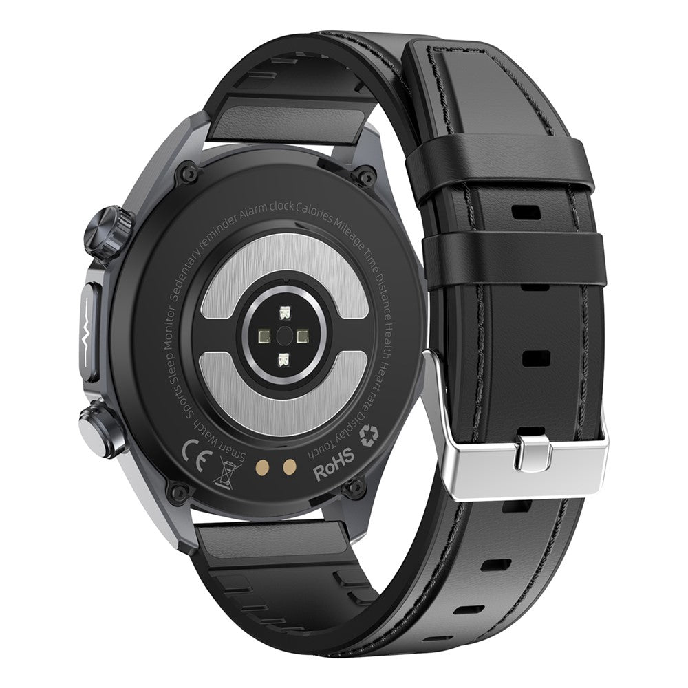 TK29 Leather Strap AMOLED Screen Smart Watch Sleep Health Monitoring Sports Watch