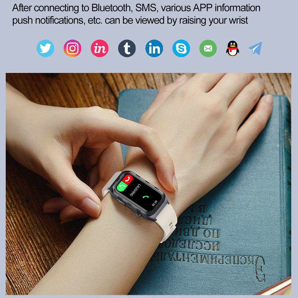 TK79 1.47-inch Screen Smart Wristband Health Monitor Bluetooth-compatible Waterproof Smart Bracele