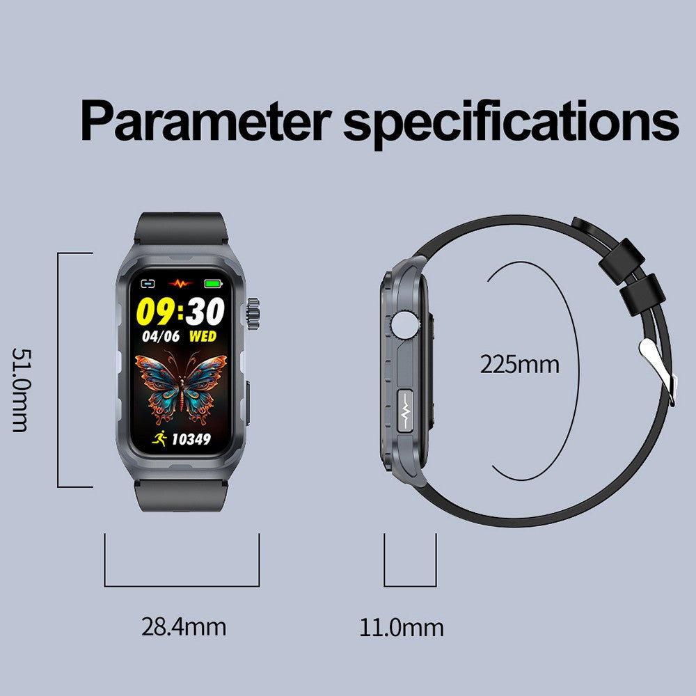 TK79 1.47-inch Screen Smart Wristband Health Monitor Bluetooth-compatible Waterproof Smart Bracele