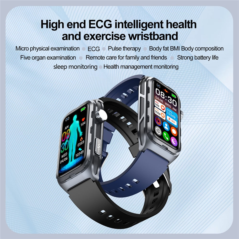 TK79 1.47-inch Screen Smart Wristband Health Monitor Bluetooth-compatible Waterproof Smart Bracele