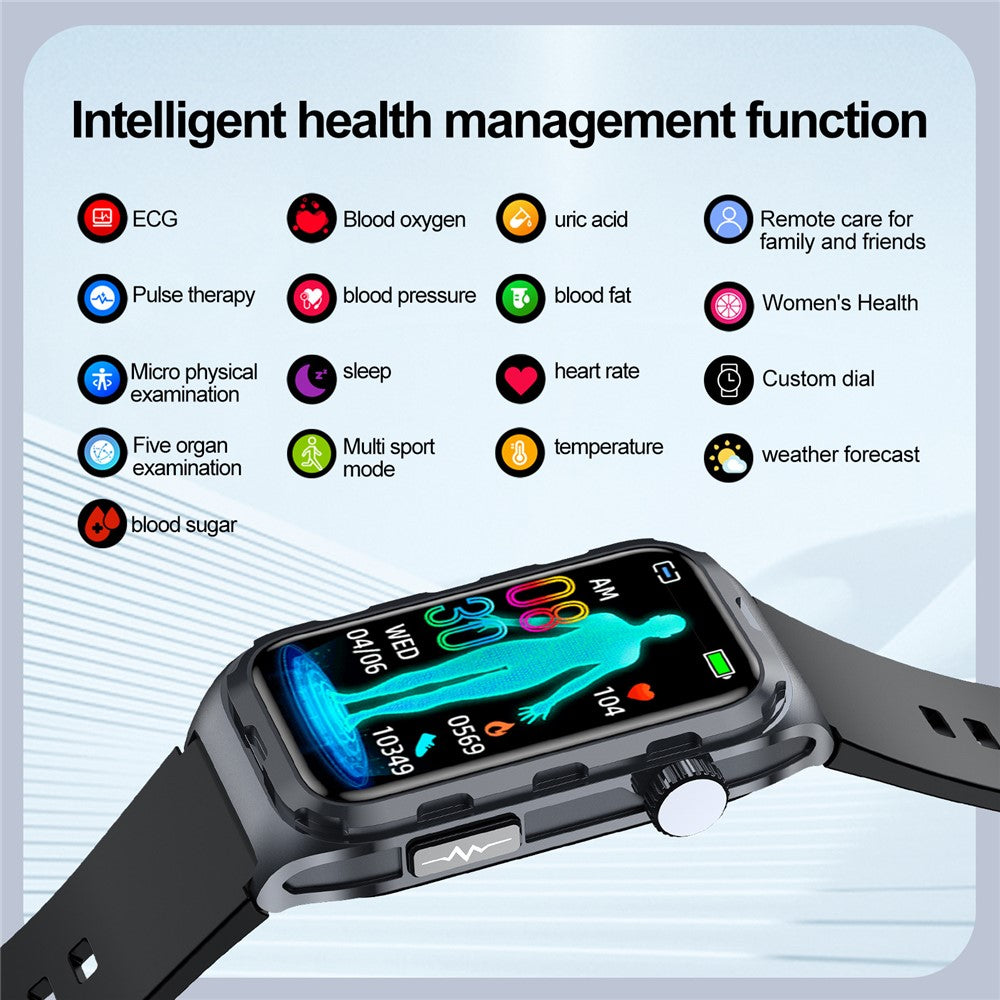 TK79 1.47-inch Screen Smart Wristband Health Monitor Bluetooth-compatible Waterproof Smart Bracele