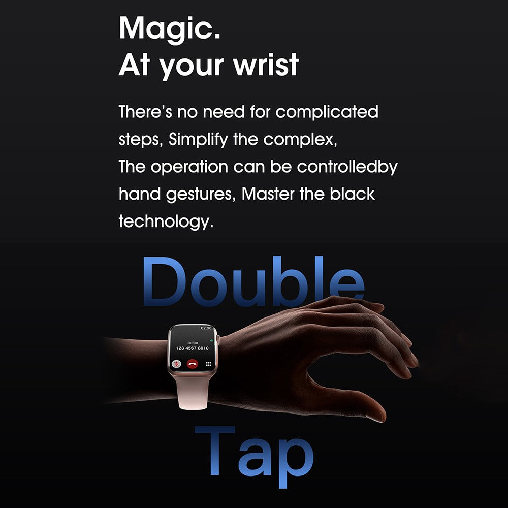 W10 Pro 2.08-inch Touch Screen Smart Watch 24H Heart Rate Monitor Sports Wristband
