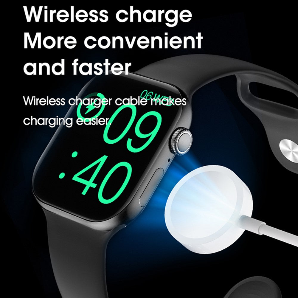 W10 Pro 2.08-inch Touch Screen Smart Watch 24H Heart Rate Monitor Sports Wristband