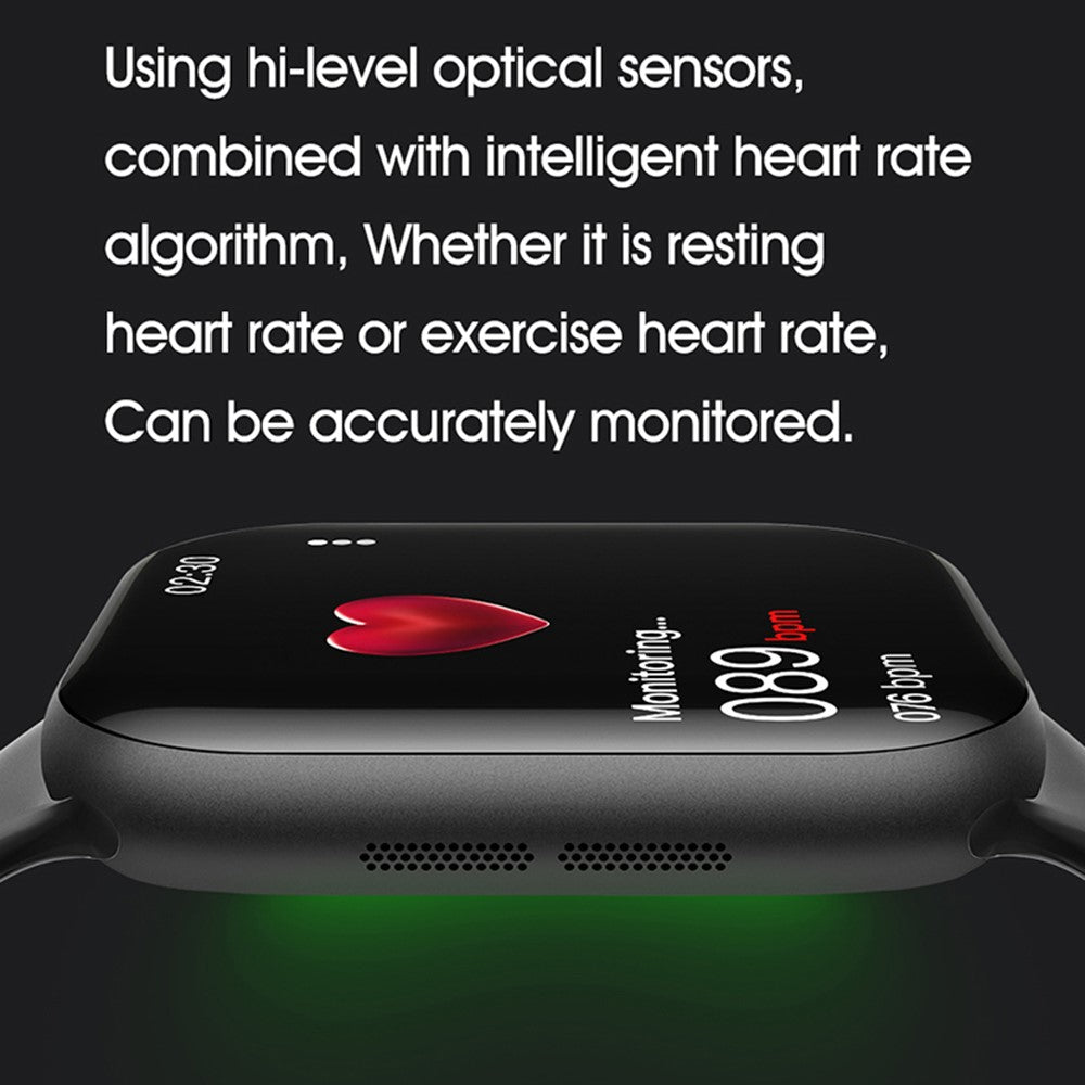 W10 Pro 2.08-inch Touch Screen Smart Watch 24H Heart Rate Monitor Sports Wristband