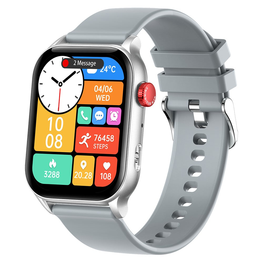 KR86 1.95-inch AMOLED Screen Smart Watch Health Monitoring Sports Watch Support Bluetooth-compatible Call