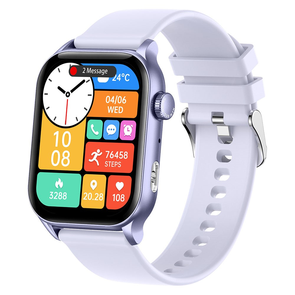 KR86 1.95-inch AMOLED Screen Smart Watch Health Monitoring Sports Watch Support Bluetooth-compatible Call