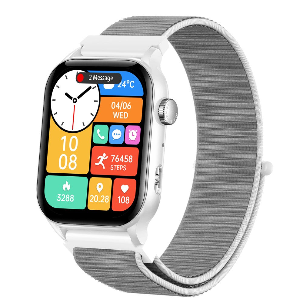 KR86 1.95-inch AMOLED Screen Smart Watch Health Monitoring Sports Watch Support Bluetooth-compatible Call