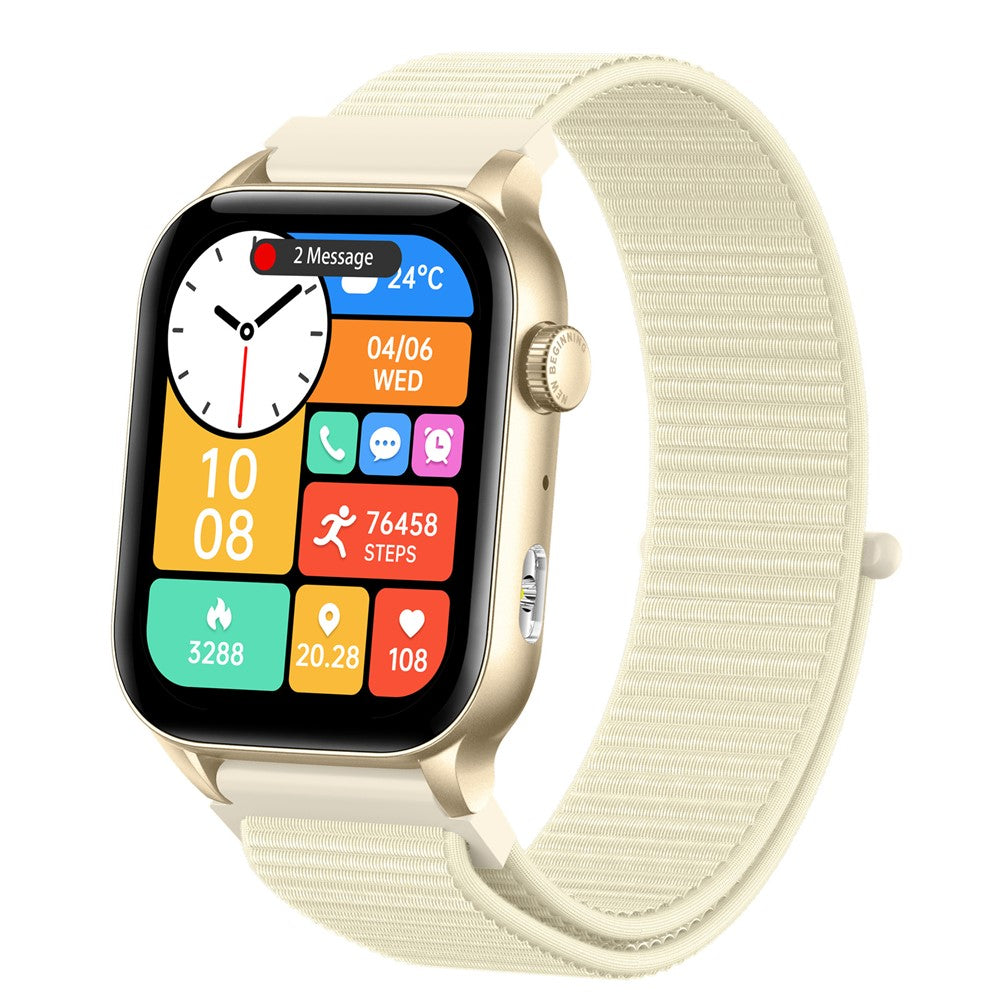 KR86 1.95-inch AMOLED Screen Smart Watch Health Monitoring Sports Watch Support Bluetooth-compatible Call