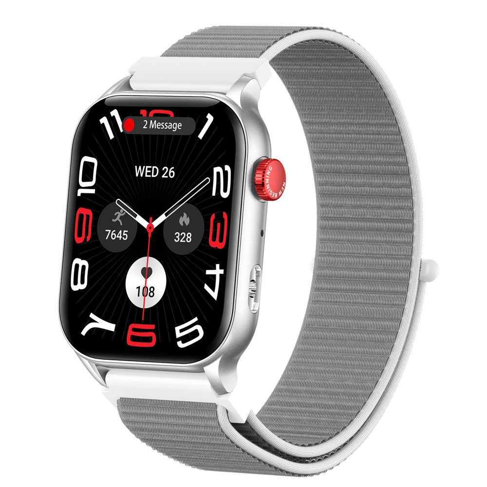 KR86 1.95-inch AMOLED Screen Smart Watch Health Monitoring Sports Watch Support Bluetooth-compatible Call