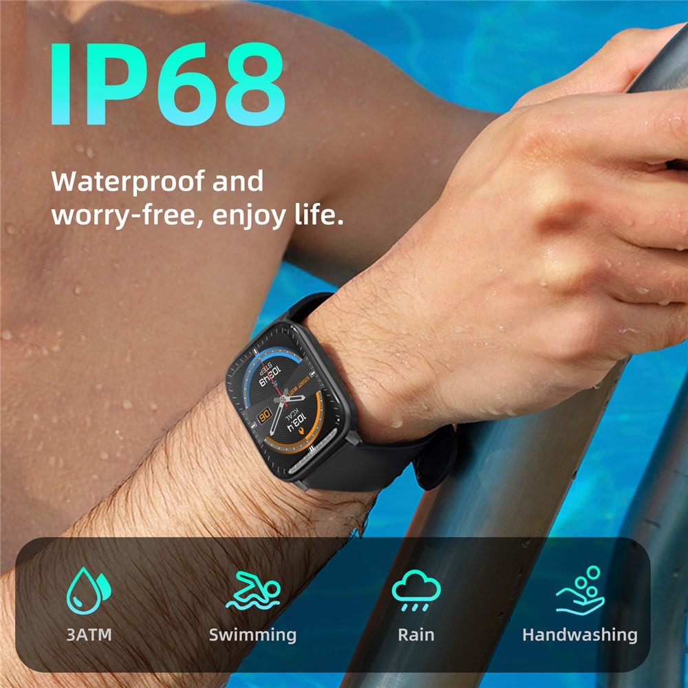 T63B Bluetooth-compatible Call Smart Watch Heart Rate Sleep Health Monitoring Music Sports Watch