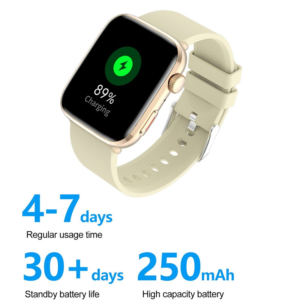 T92 Bluetooth-compatible Call Sports Watch Body Temperature Heart Rate Health Monitoring Smart Watch