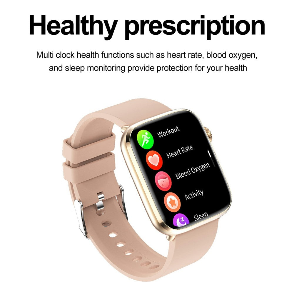 T92 Bluetooth-compatible Call Sports Watch Body Temperature Heart Rate Health Monitoring Smart Watch