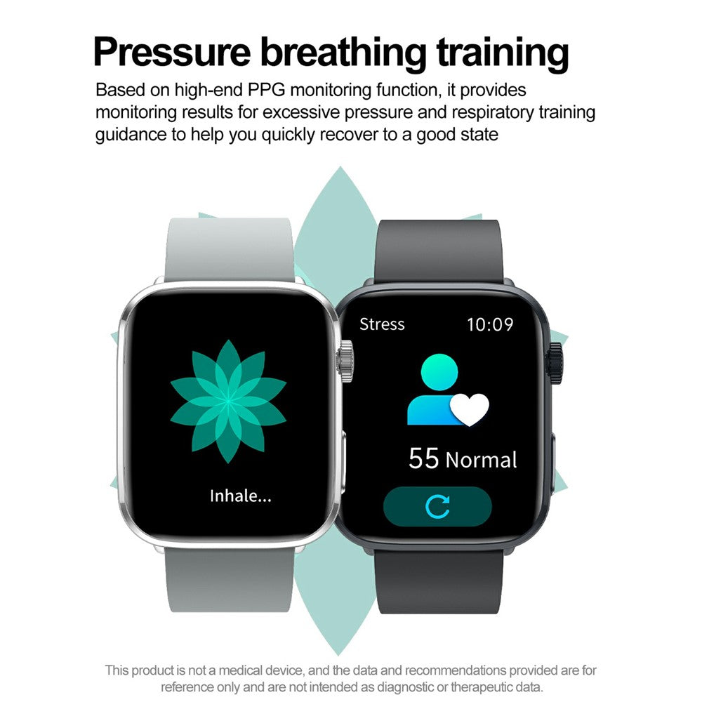 T92 Bluetooth-compatible Call Sports Watch Body Temperature Heart Rate Health Monitoring Smart Watch