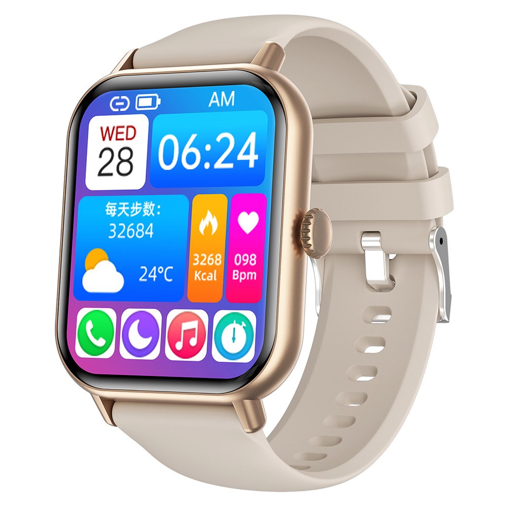 ZW62 2.01 Inch Bluetooth-compatible Calling Smart Watch Heart Rate Tracking IP67 Waterproof Sports Watch