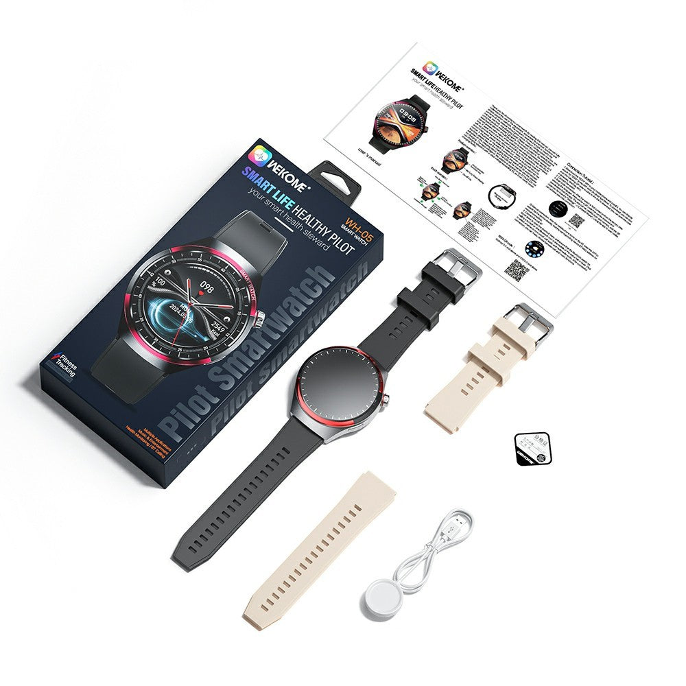 WEKOME WH-05 Smart Watch Zinc Alloy IP67 Waterproof Bluetooth-compatible HD Display Health Monitor