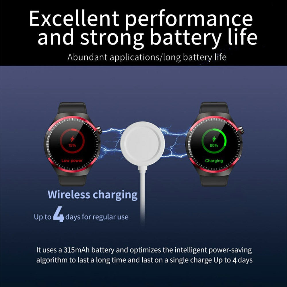 WEKOME WH-05 Smart Watch Zinc Alloy IP67 Waterproof Bluetooth-compatible HD Display Health Monitor
