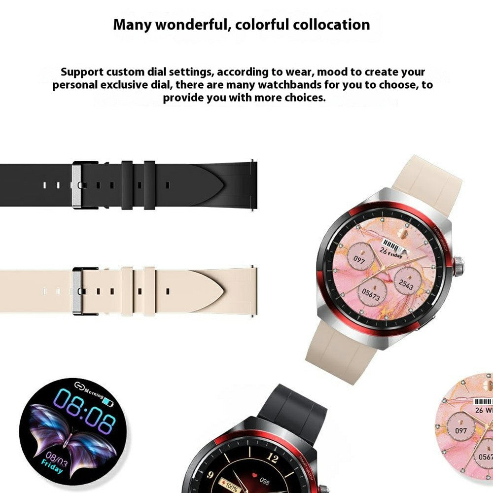 WEKOME WH-06 Smart Watch Zinc Alloy IP67 Waterproof Bluetooth-compatible HD Display Health Monitor Fitness Tracker