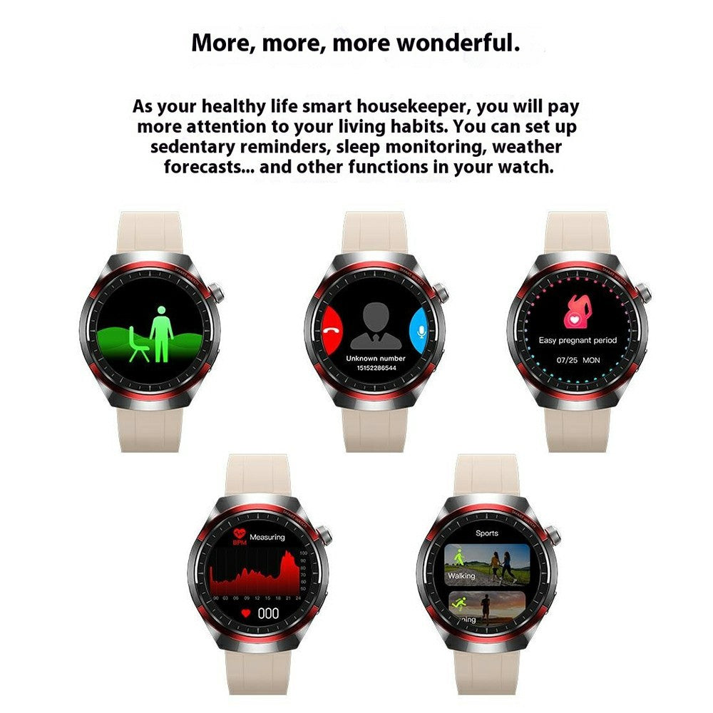 WEKOME WH-06 Smart Watch Zinc Alloy IP67 Waterproof Bluetooth-compatible HD Display Health Monitor Fitness Tracker