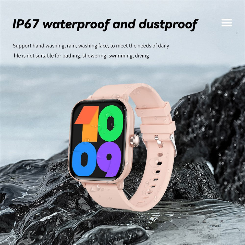 G42 1.83 Inch Women Health Monitor Smart Watch IP67 Waterproof Bluetooth-compatible Calling Sports Watch