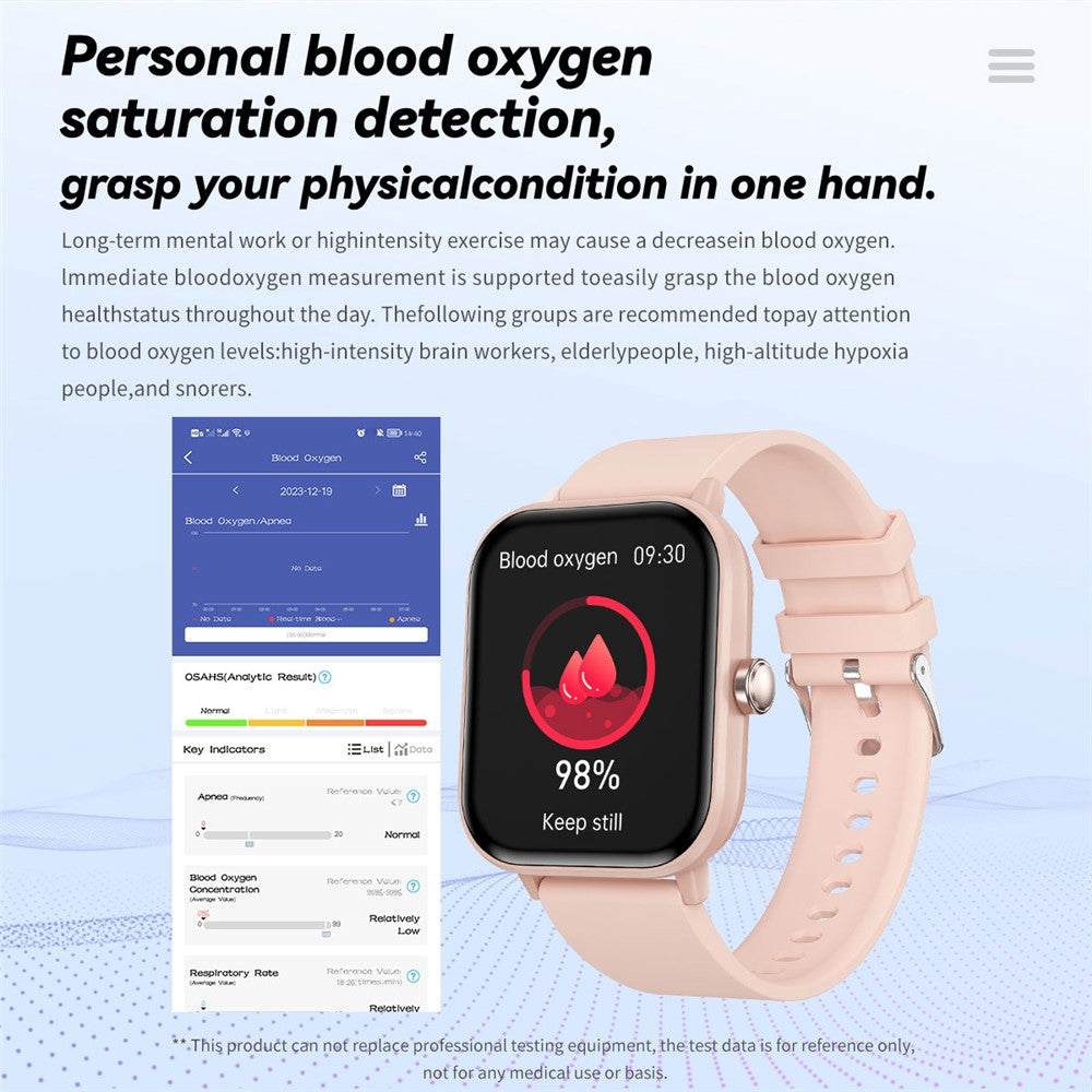G42 1.83 Inch Women Health Monitor Smart Watch IP67 Waterproof Bluetooth-compatible Calling Sports Watch