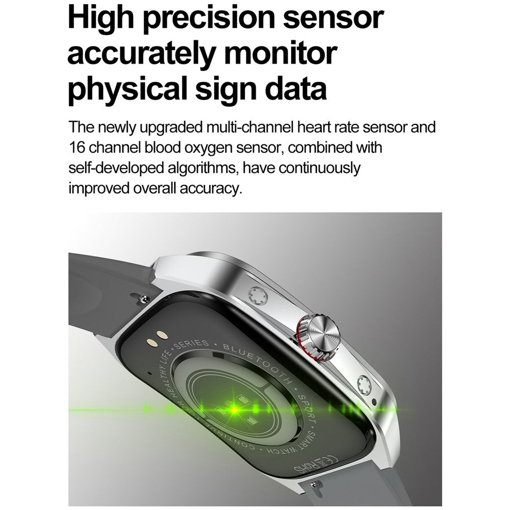 HK80 Smart Watch AMOLED Curved Screen Bluetooth-compatible Call Health Monitor NFC Waterproof Fitness Tracker Watch