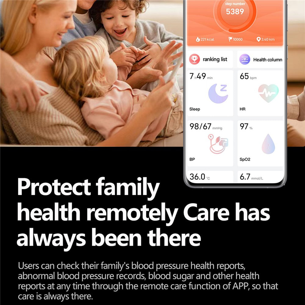 TK65 1.43 Inch ECG Blood Pressure Monitor Bluetooth-compatible Call Smart Watch Support NFC Access Control