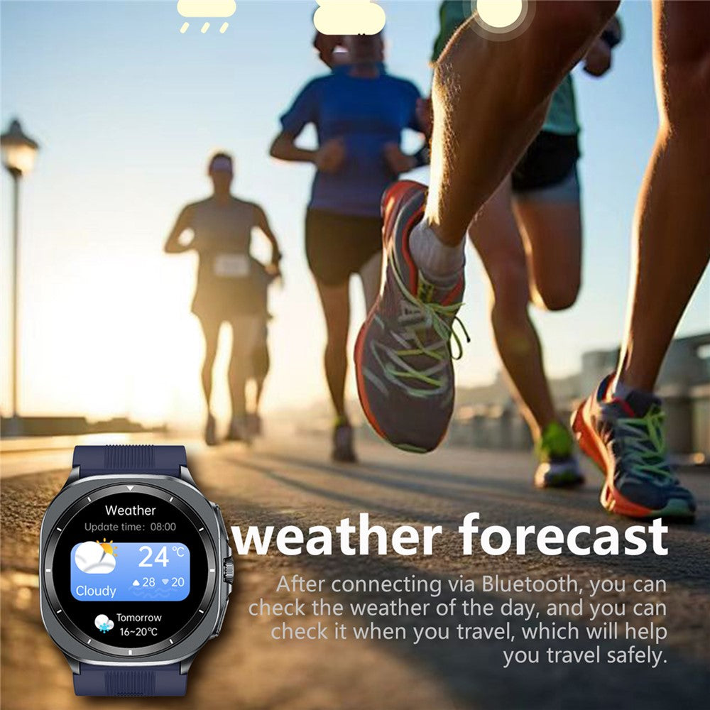 TK65 1.43 Inch ECG Blood Pressure Monitor Bluetooth-compatible Call Smart Watch Support NFC Access Control