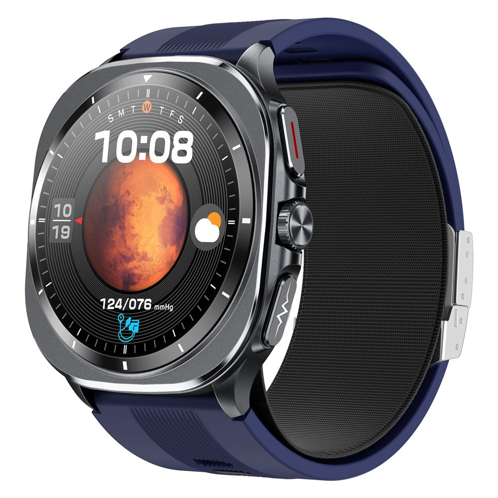 TK65 1.43 Inch ECG Blood Pressure Monitor Bluetooth-compatible Call Smart Watch Support NFC Access Control