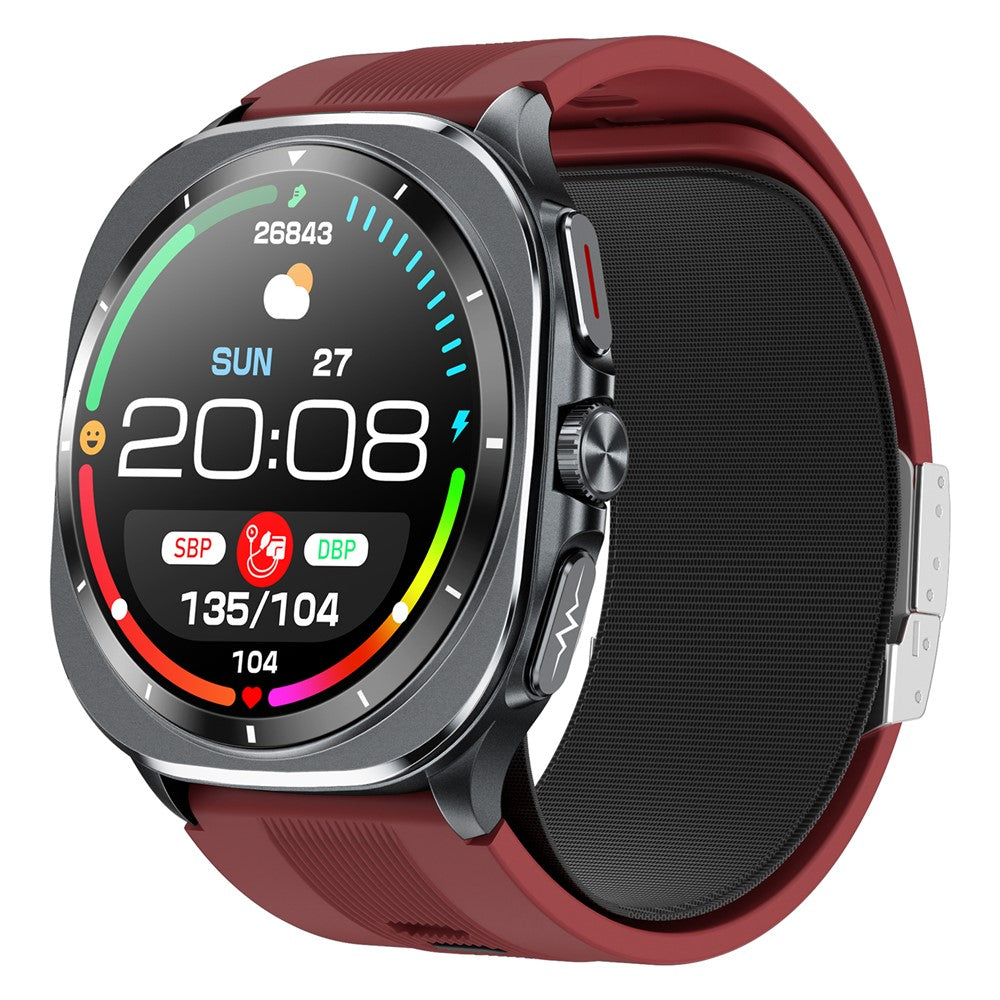 TK65 1.43 Inch ECG Blood Pressure Monitor Bluetooth-compatible Call Smart Watch Support NFC Access Control