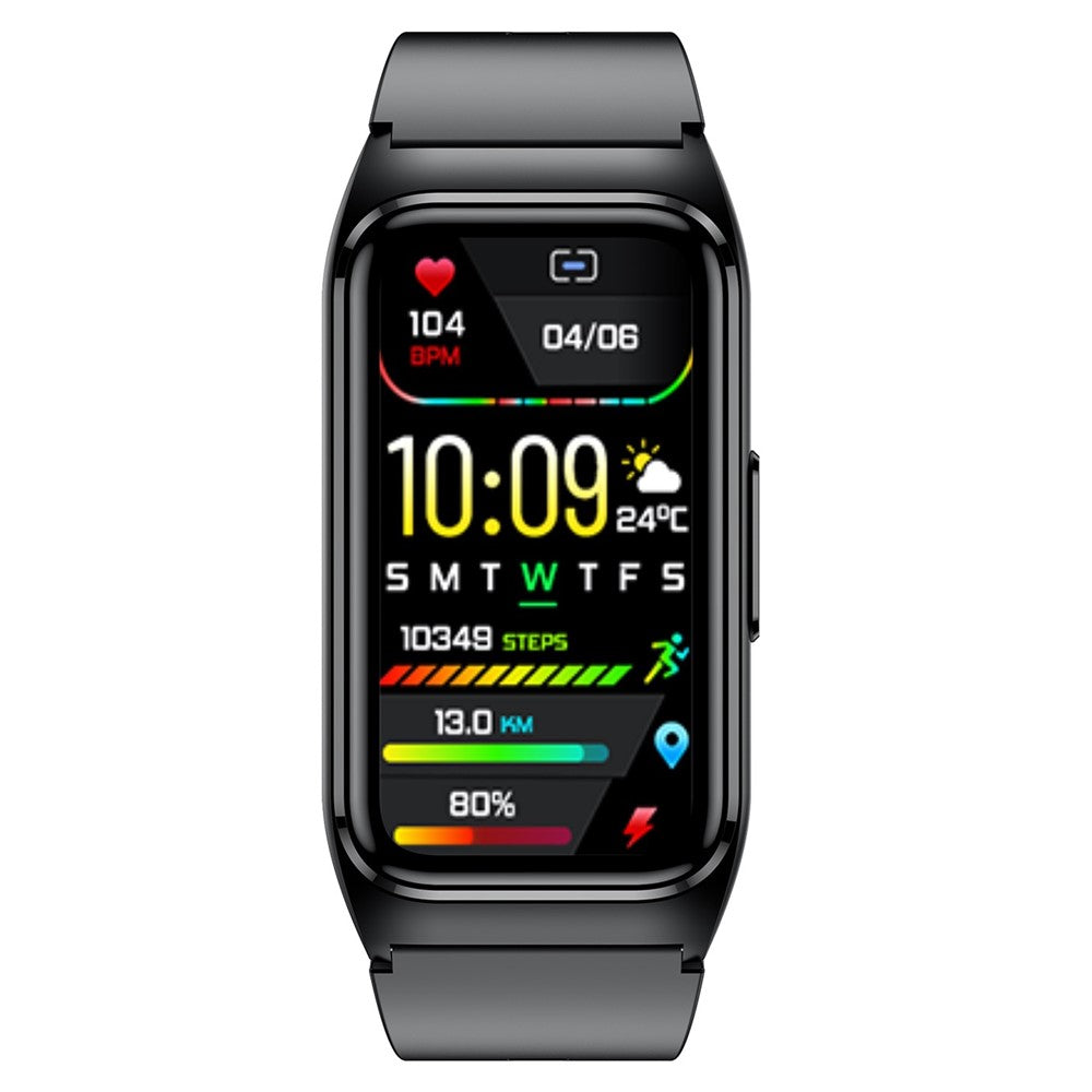 TK75 1.47 Inch Smart Bracelet Heart Rate Blood Oxygen Body Temperature Monitor Fitness Tracker