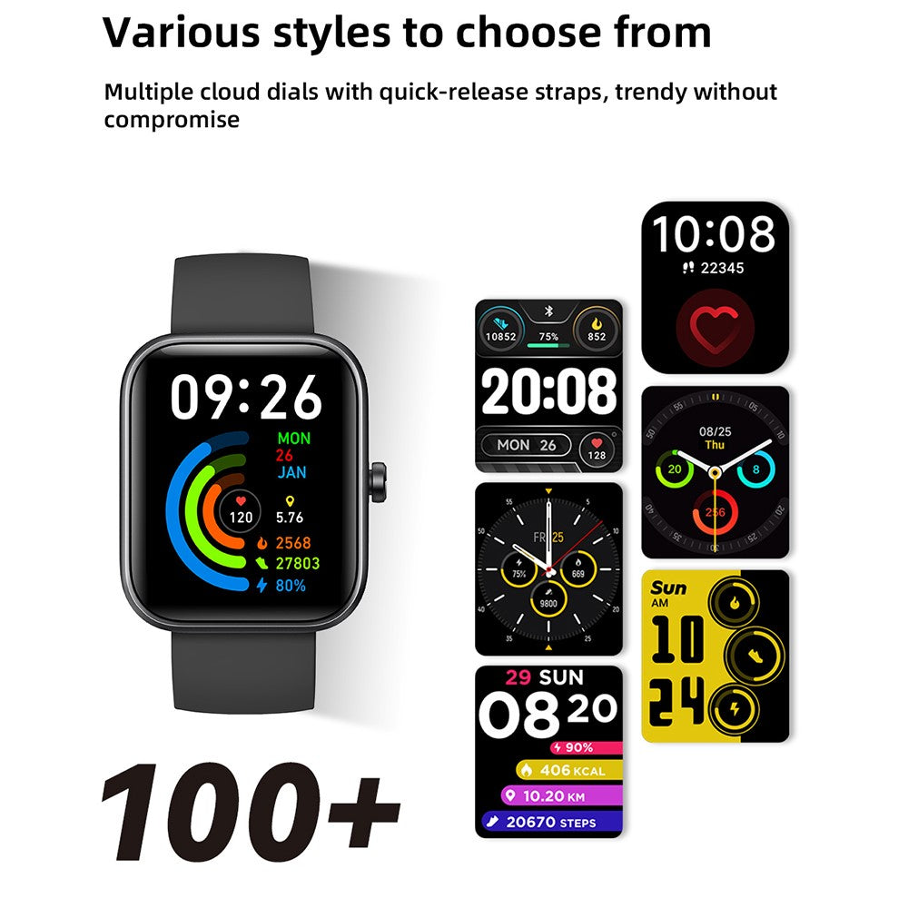 IDW25 1.83 Inch Smart Watch Bluetooth-compatible Calling Multi Sport Modes for Fitness Tracking / Health Monitoring