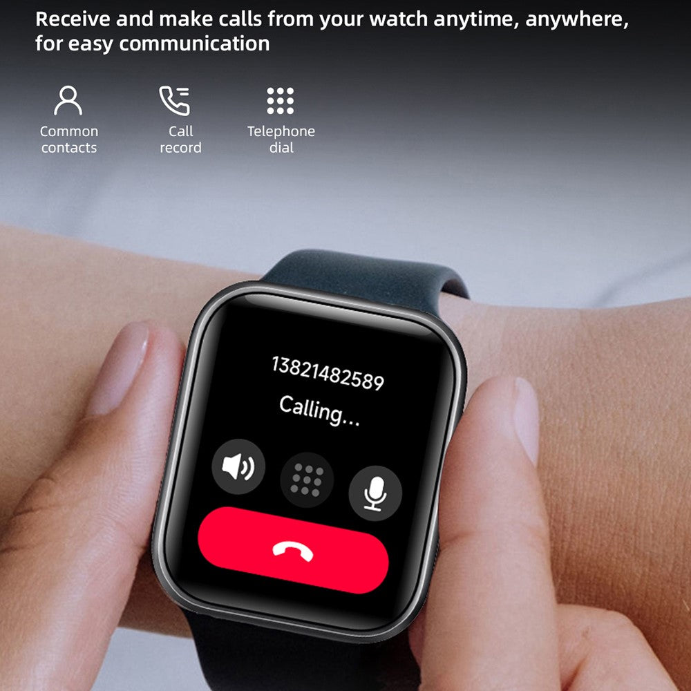 IDW25 1.83 Inch Smart Watch Bluetooth-compatible Calling Multi Sport Modes for Fitness Tracking / Health Monitoring