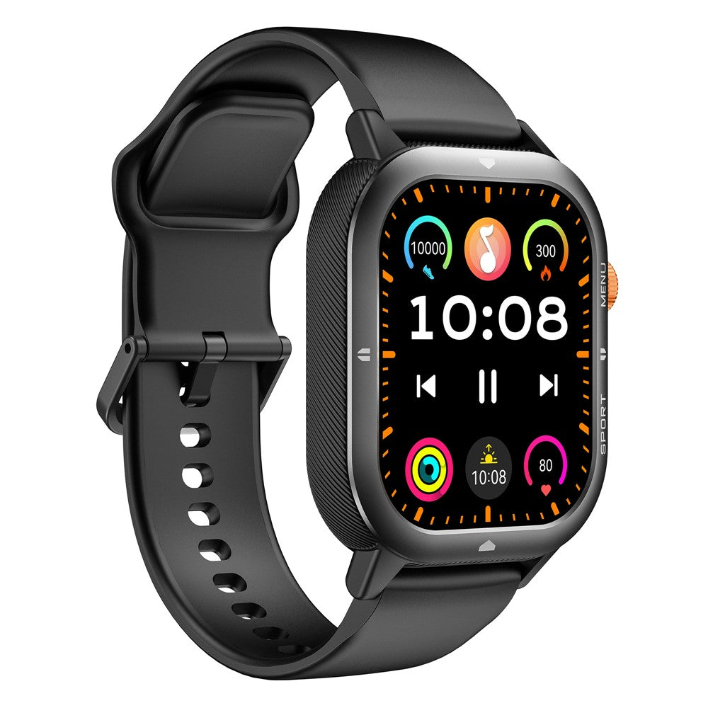 C30 Multifunction Smart Watch 1.95 Inch Large Screen 1ATM Waterproof Pedometer for Men Women Fitness Tracker