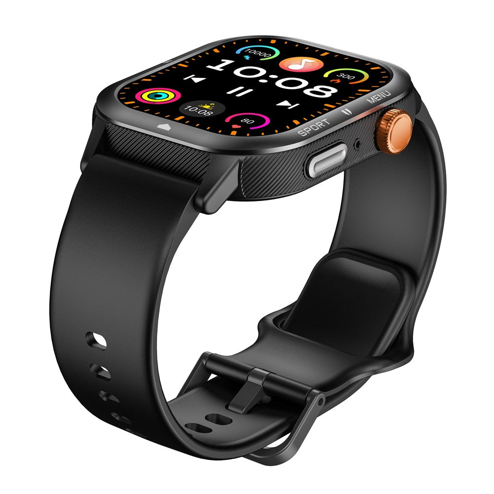 C30 Multifunction Smart Watch 1.95 Inch Large Screen 1ATM Waterproof Pedometer for Men Women Fitness Tracker