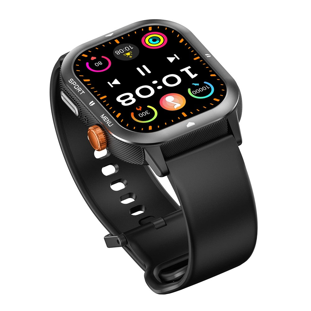C30 Multifunction Smart Watch 1.95 Inch Large Screen 1ATM Waterproof Pedometer for Men Women Fitness Tracker