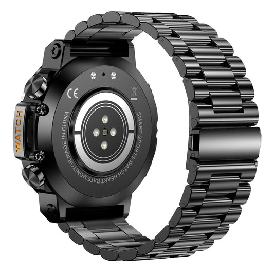 AK61 Steel Band Smart Watch Bluetooth-compatible Calling Fitness Tracker Waterproof 1.39 Inch Health Monitoring Watch