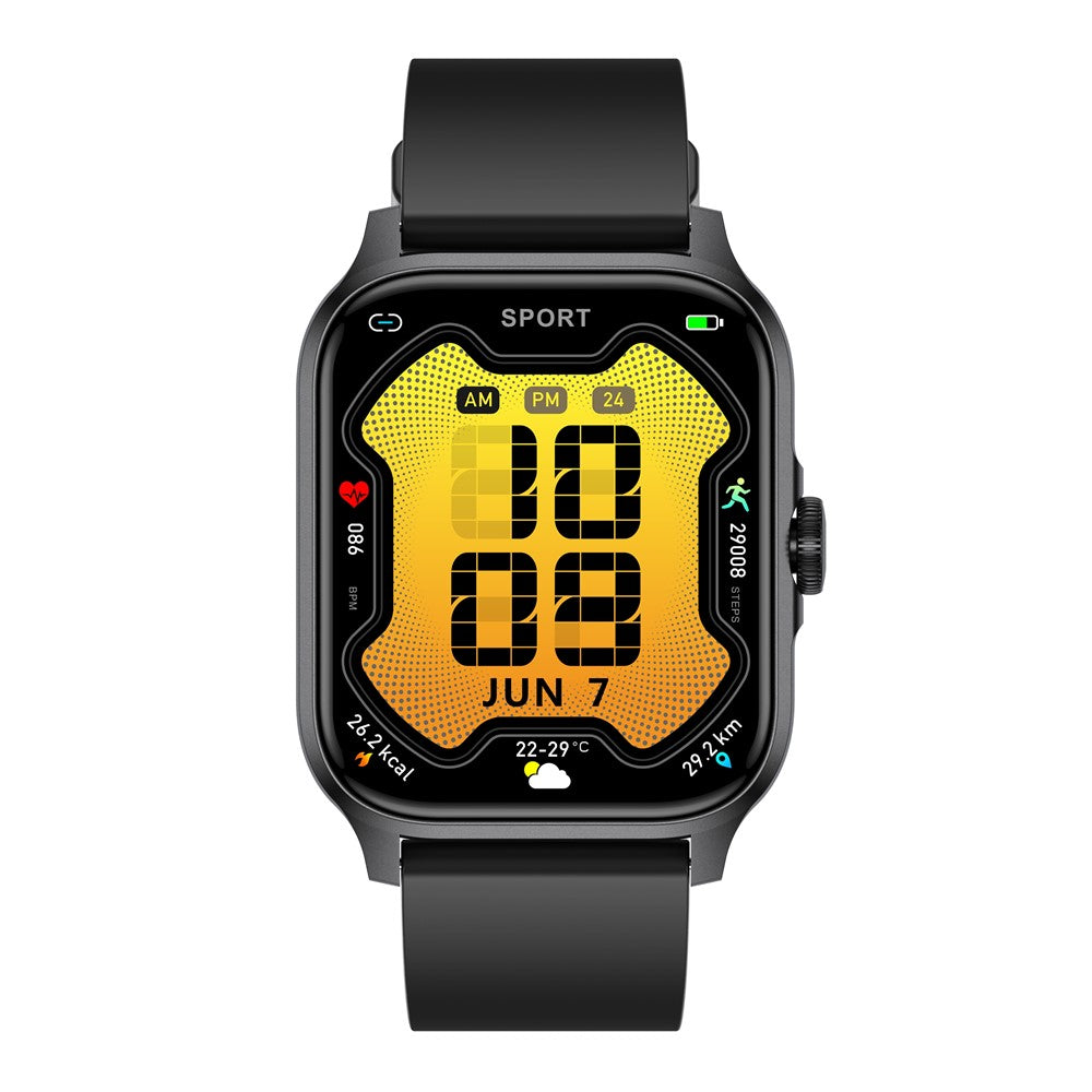 MX09 Smart Watch Bluetooth-compatible Calling Heart Rate Monitor 1.85 Inch HD Screen Fitness Tracker Watch