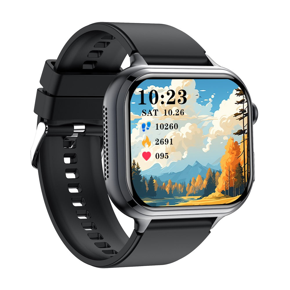 TK17 Silicone Strap 1.91 Inch Smart Watch Bluetooth-compatible Call ECG Health Monitor Waterproof Sports Pedometer Watch