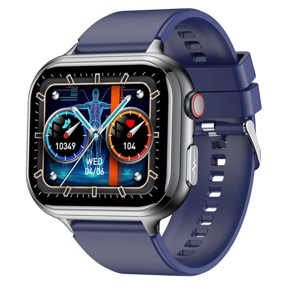TK17 Silicone Strap 1.91 Inch Smart Watch Bluetooth-compatible Call ECG Health Monitor Waterproof Sports Pedometer Watch