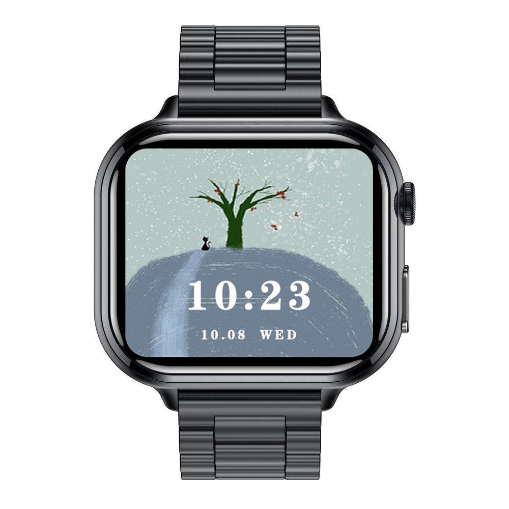 TK17 Steel Strap 1.91 Inch Smart Watch Bluetooth-compatible Call ECG Health Monitor Waterproof Sports Pedometer Watch