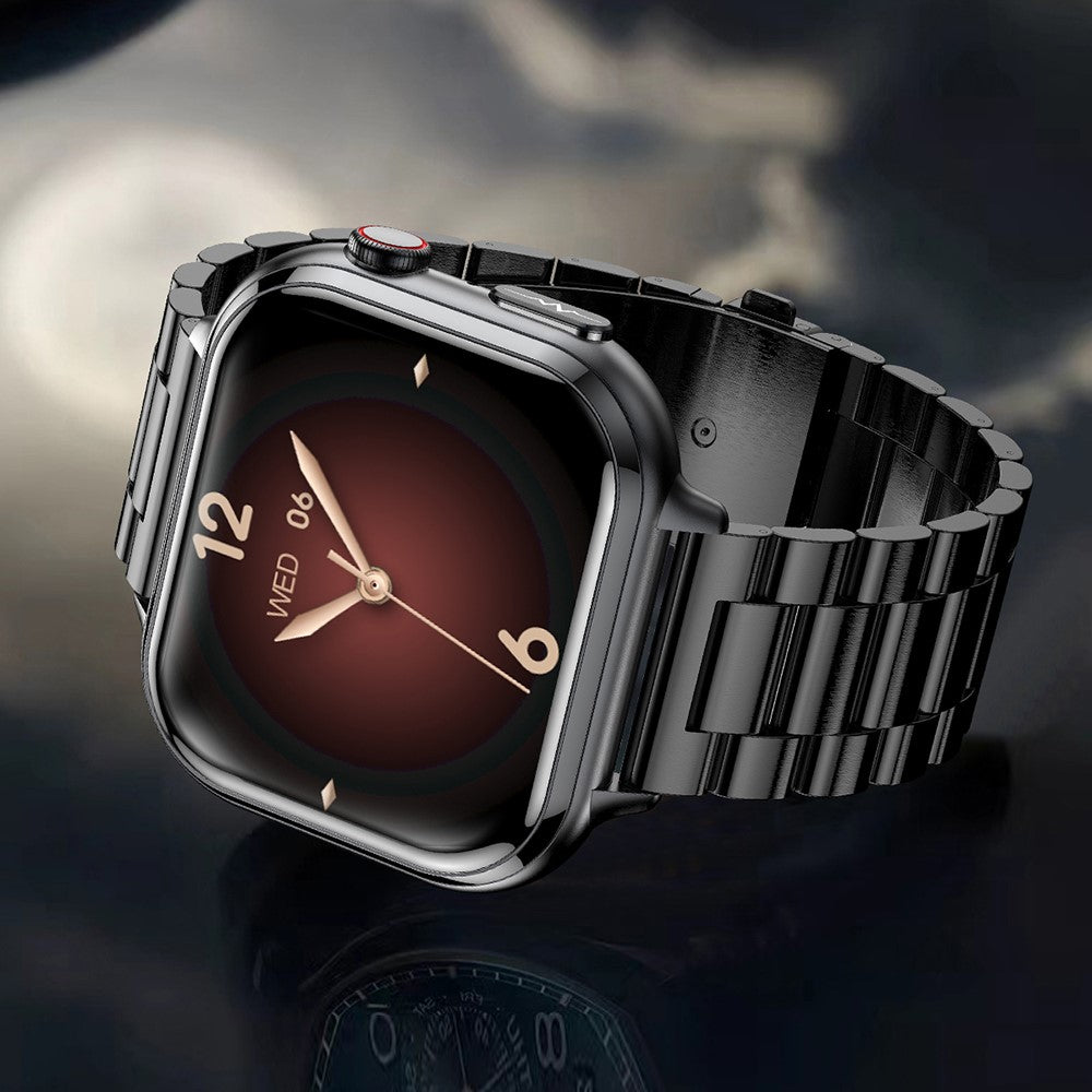 TK17 Steel Strap 1.91 Inch Smart Watch Bluetooth-compatible Call ECG Health Monitor Waterproof Sports Pedometer Watch