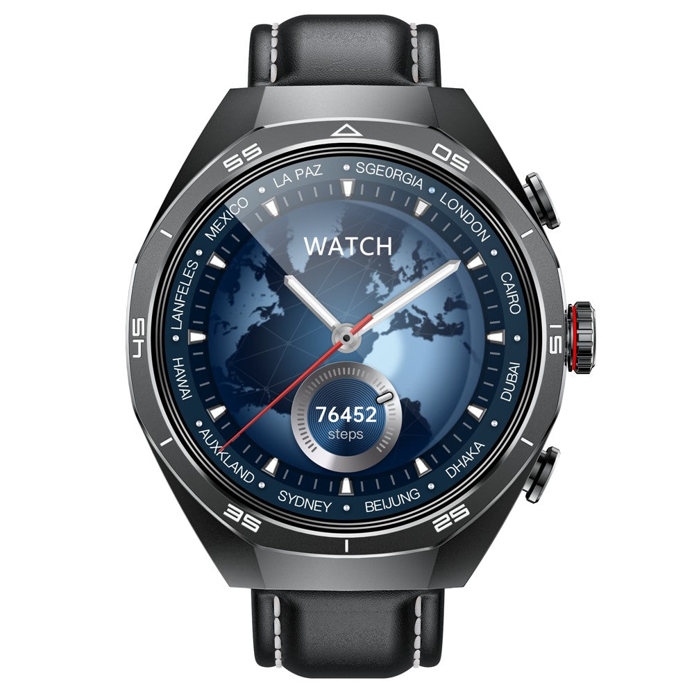 GT97 2 in 1 Bluetooth-compatible TWS Earphones 1.53 Inch Round Screen Heart Rate Monitor Smart Watch