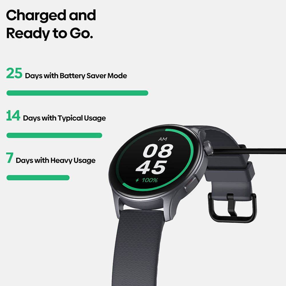 ZEBLAZE Btalk 3 GPS Smart Watch 1.43 Inch AMOLED Screen Outdoor Sports Tracker Health Monitor