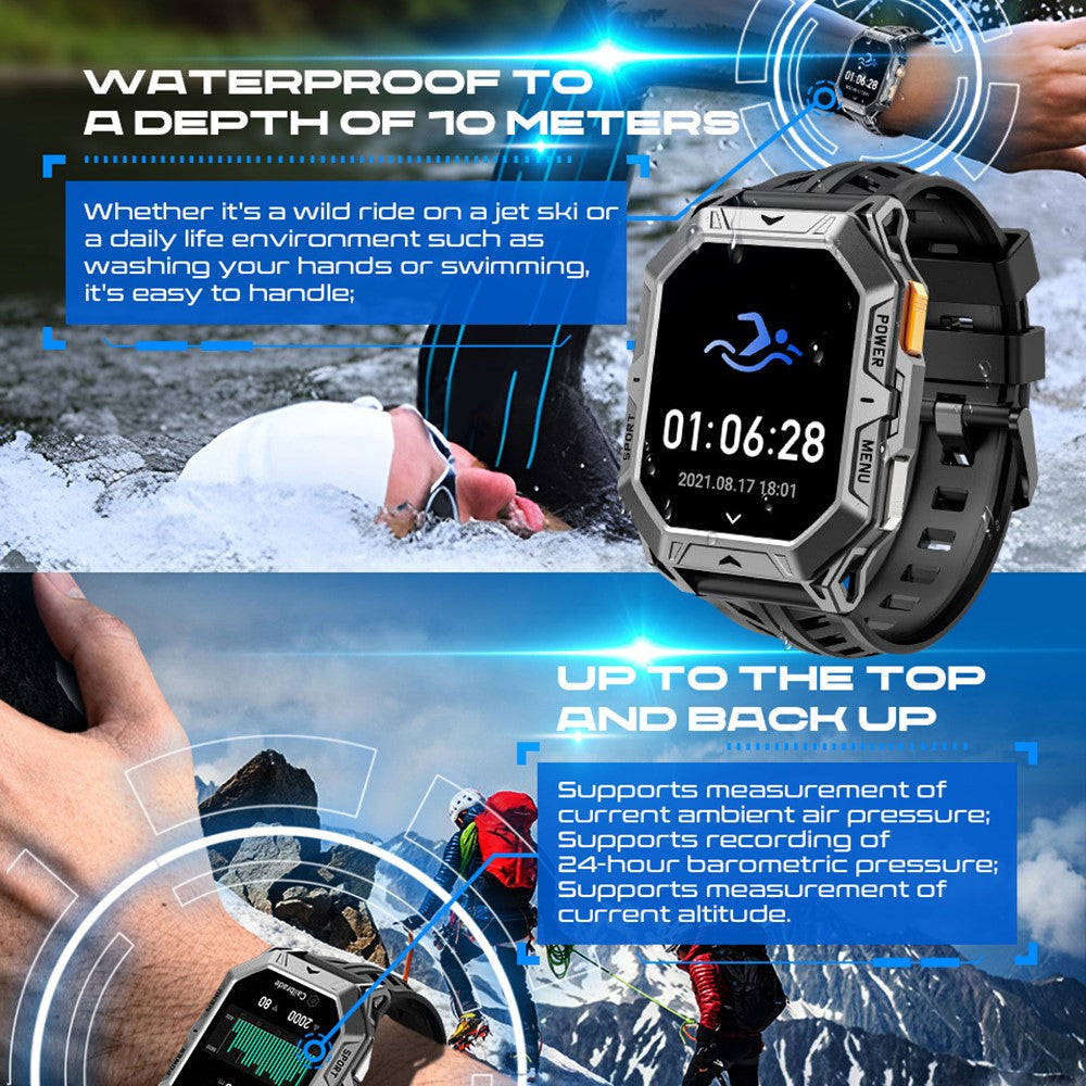X1B Ultra-Long Standby Smart Sports Watch Fitness Tracker Heart Rate Monitor Waterproof Smart Bracelet