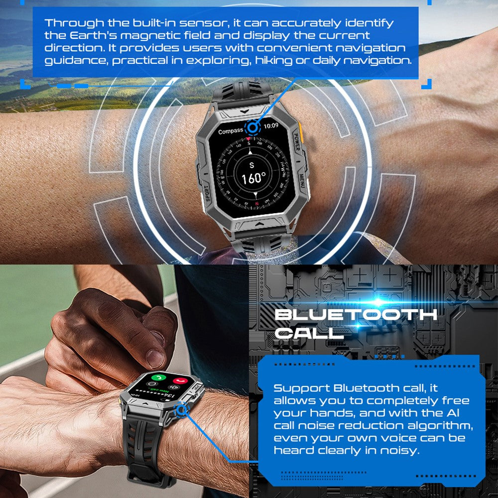 X1B Ultra-Long Standby Smart Sports Watch Fitness Tracker Heart Rate Monitor Waterproof Smart Bracelet