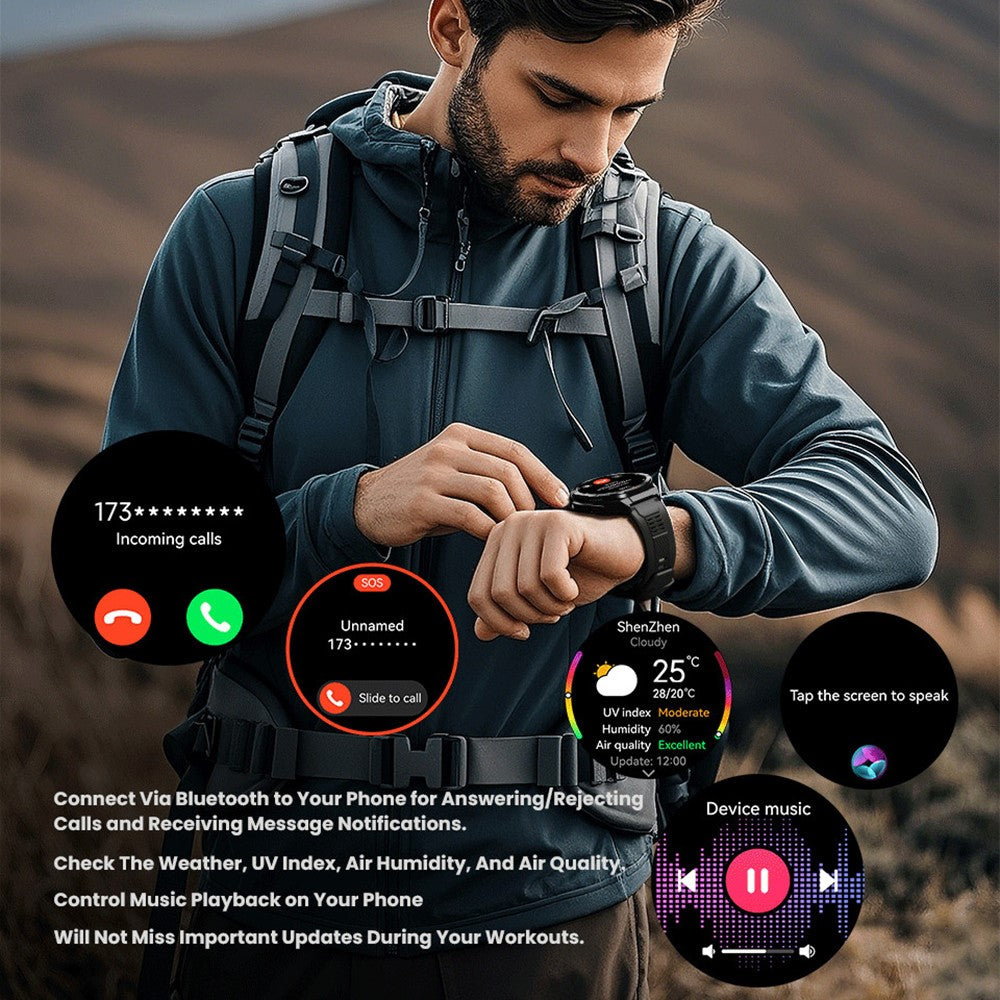 X1B Ultra-Long Standby Smart Sports Watch Fitness Tracker Heart Rate Monitor Waterproof Smart Bracelet